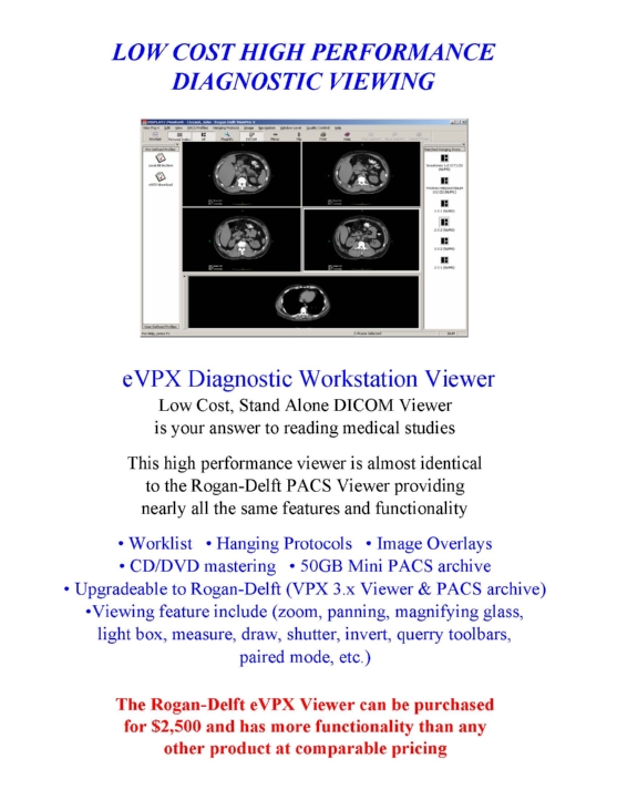 specially priced diagnostic workstation viewer