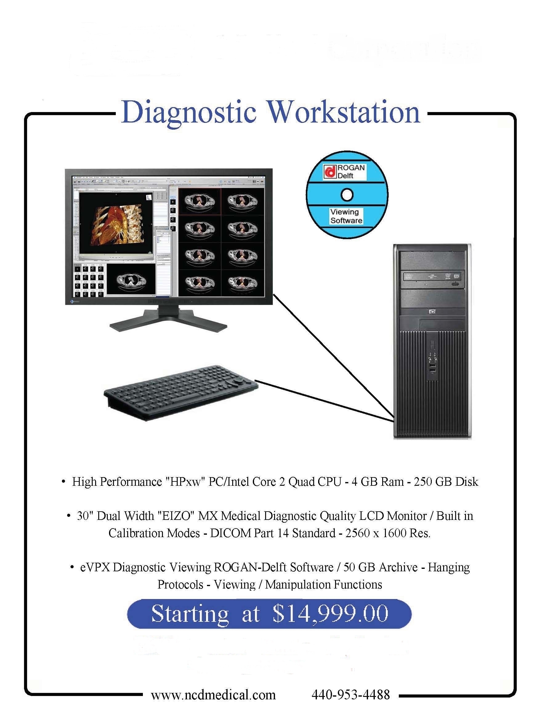 specially priced 
		diagnostic workstation